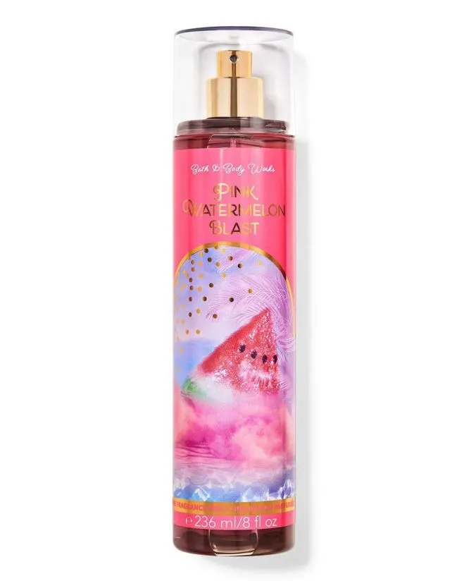 bath & body pink watermelon blast body mist 236ml