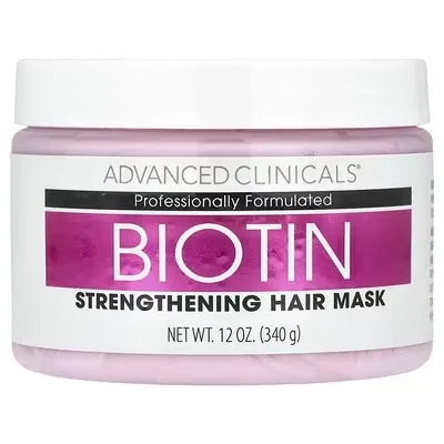 [810400031616] Advanced Clinicals Biotin Strengthening Hair Mask (340 ml)