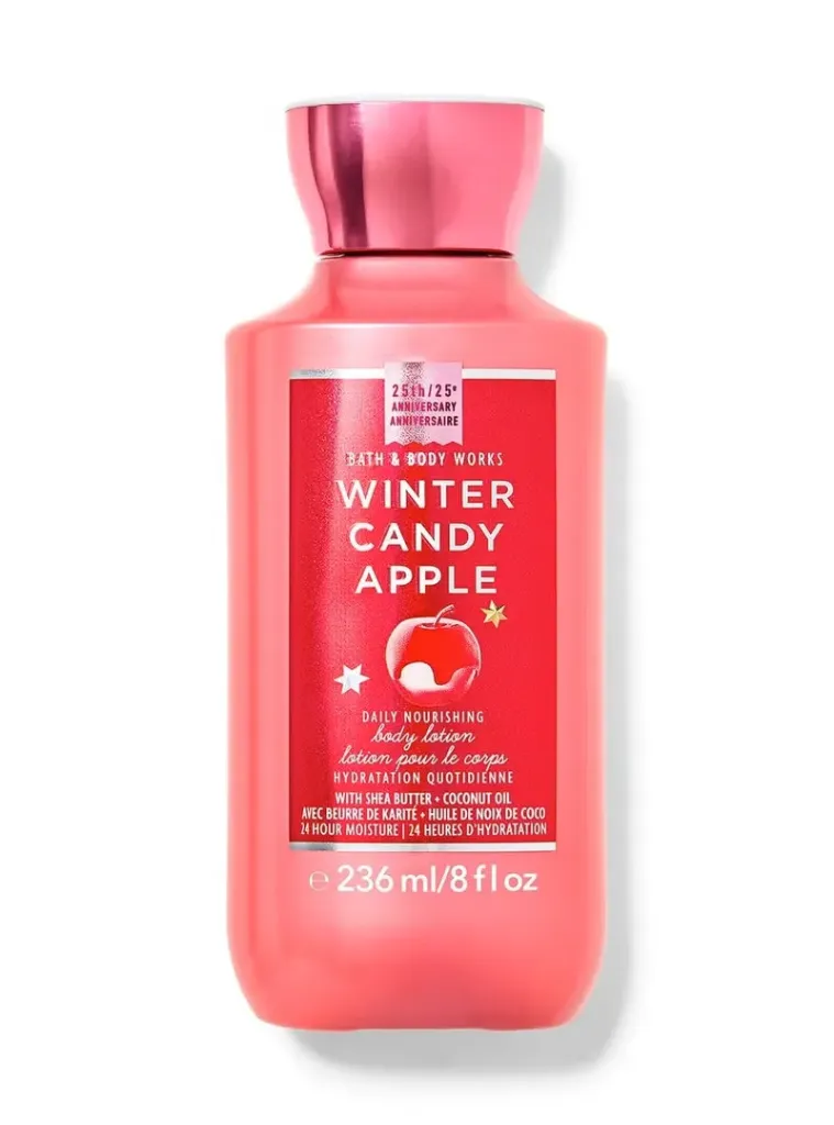 bath & body winter candy apple body lotion 236ml