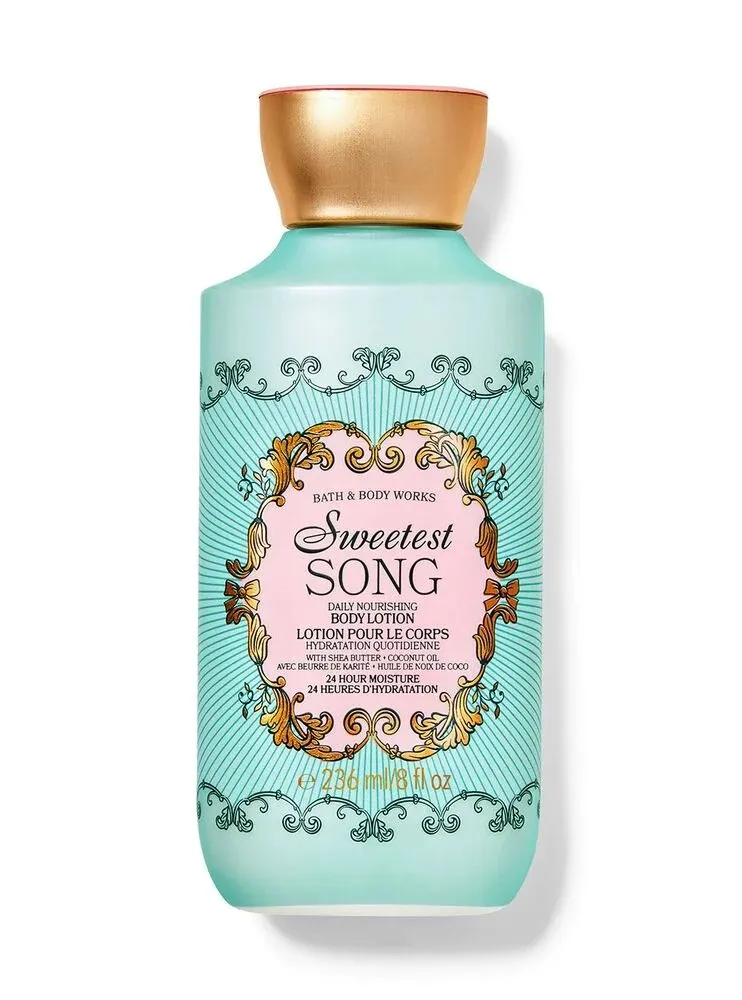 bath & body sweetest song  body lotion 236ml