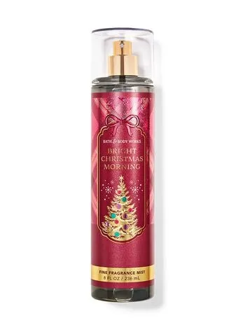 bath & body bright christmas morning mist 236ml