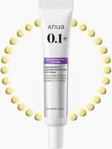 Anua Retinol 0.1 + Caffeine Revitalizing Eye Cream