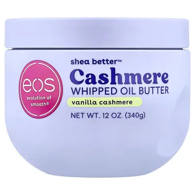 EOS Shea Better™ Cashmere Whipped Oil Butter Vanilla Cashmere 12 oz (340 g)