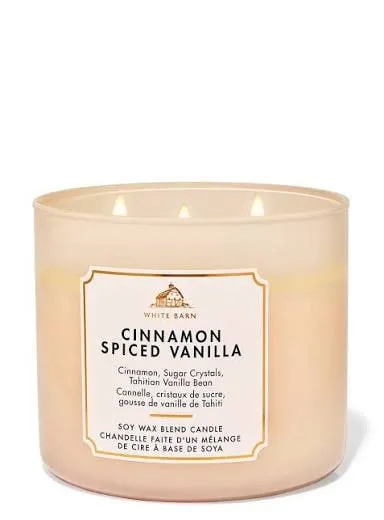 Bath & Body Cinnamon Spiced Vanilla Candle