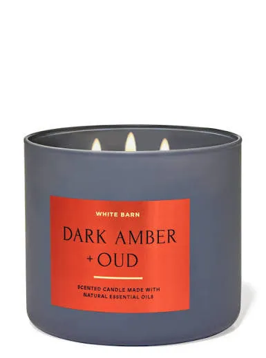 Bath & Body Dark Amber + Oud Candle