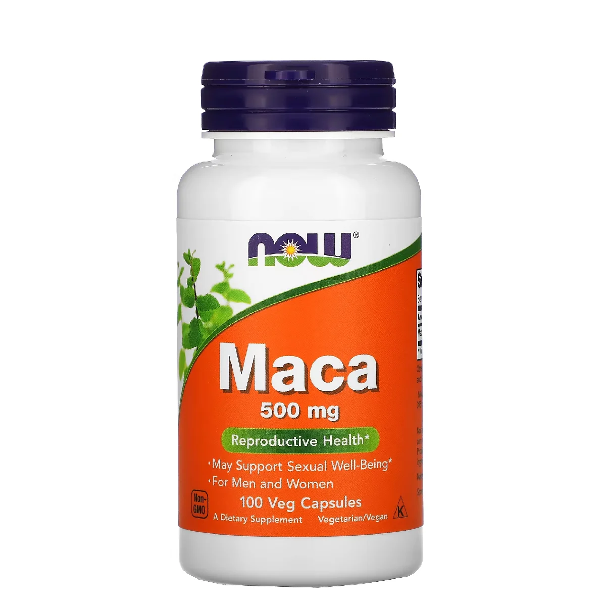 NOW Foods Maca 500mg – 100 Veg Capsules