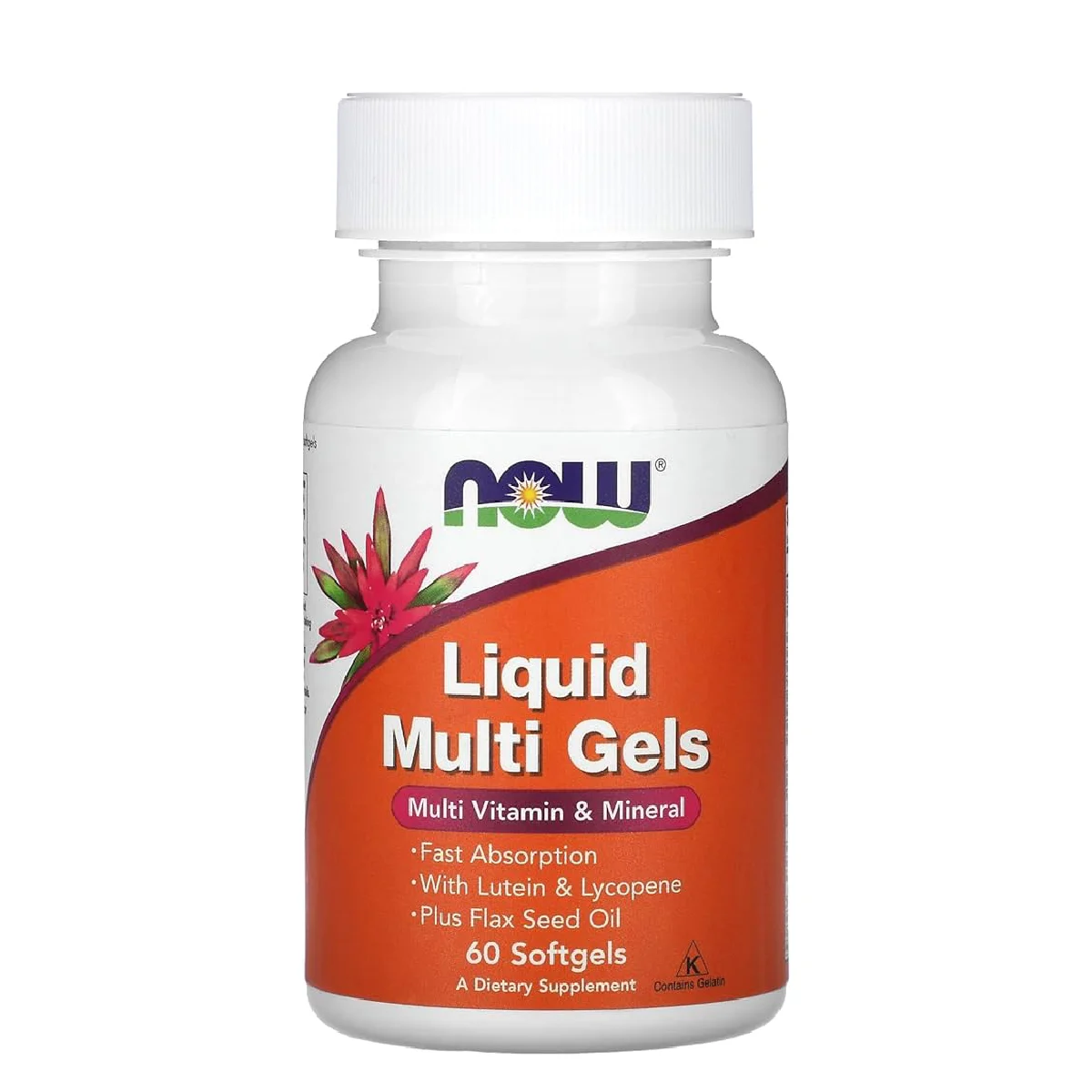 Now Foods Liquid Multi Gels – Complete Daily Multivitamin 60 Softgels