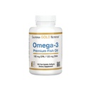 California Gold Nutrition Omega-3 Premium Fish Oil – 100 Fish Gelatin Softgels (180 mg EPA / 120 mg DHA)