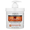 Advanced Clinicals, Vitamin C, Advanced Brightening Cream (454 g)