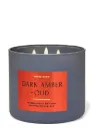 Bath & Body Dark Amber + Oud Candle